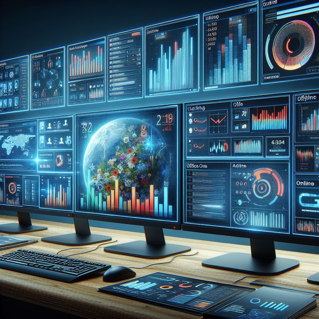 monitores monitoreando